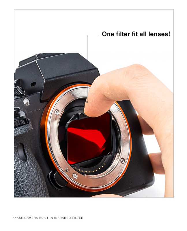 filtro kase infrarrojo